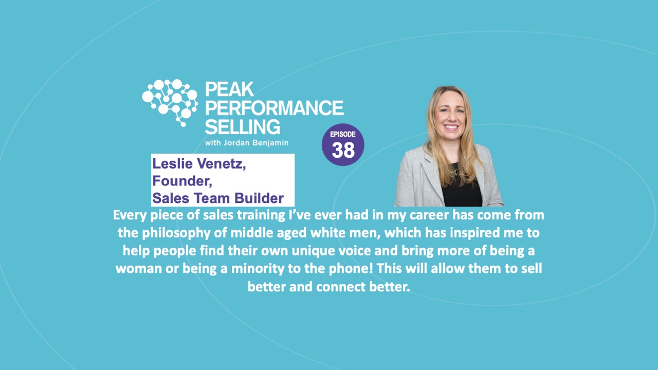 Leslie Venetz, Founder, Sales Team Builder