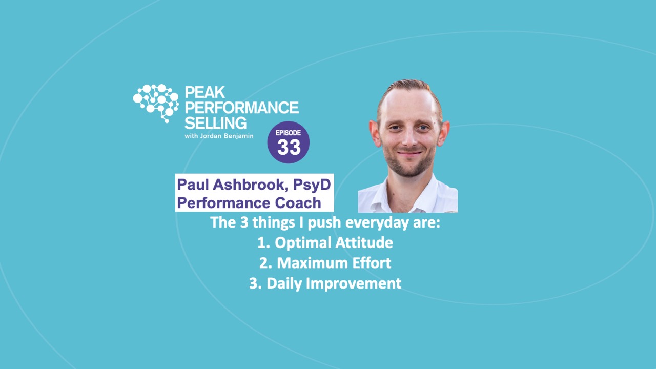 Paul Ashbrook, PsyD, Elite Performance Coach